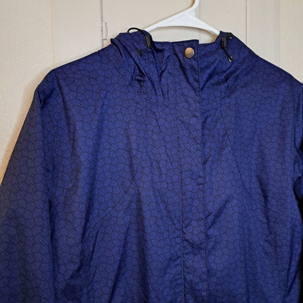 Columbia Omni Tech Waterproof Breathable Jacket Coat Women Size L Purple Hooded - Picture 6 of 10